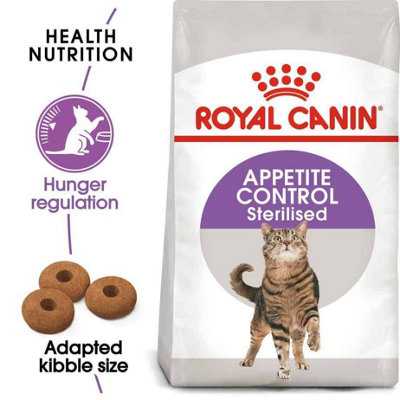 Royal Canin Appetite Control Dry Food For Sterilised Adult Cats 3.5Kg from B&Q