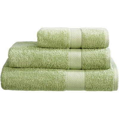 B&Q Just So Home Turkish Cotton Towels Pack Of 2 (Sage, Bath Towel )