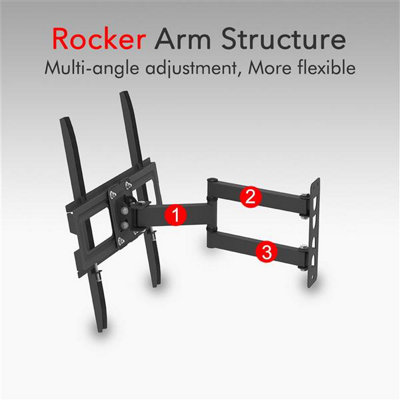 32-65" Adjustable TV Wall Mount Bracket - 7