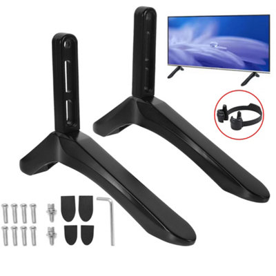 32 -65 Universal Table Top TV Stand Mount Legs TV Base Pedestal Mount ...