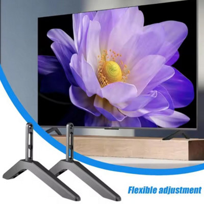 32 -65 Universal Table Top TV Stand Mount Legs TV Base Pedestal Mount ...