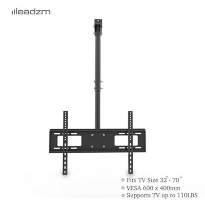 32"-70" Ceiling Mount Flat Screen TV Wall Bracket