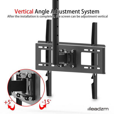 32"-70" Ceiling Mount Flat Screen TV Wall Bracket - 6