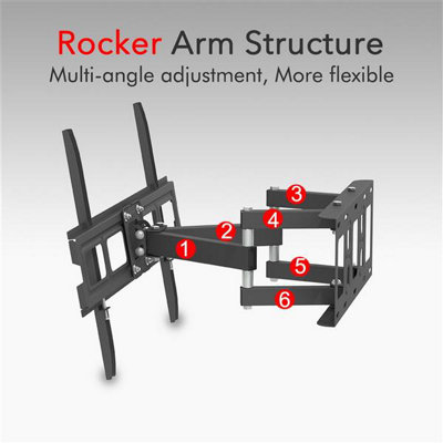 32-70" TV Adjustable Wall Mount Bracket - 7