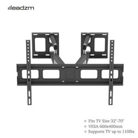 32-70inch full motion articulated corner TV wall mount, max load 50kg
