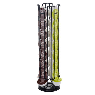 32 Coffee Capsule Holder for Dolce Gusto, Rotating Storage Rack, Space ...