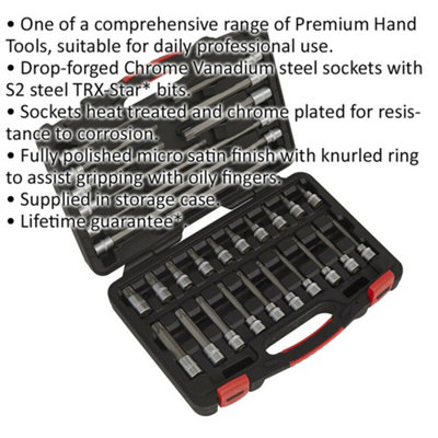 32 PACK TRX Star Bit Set - 3/8