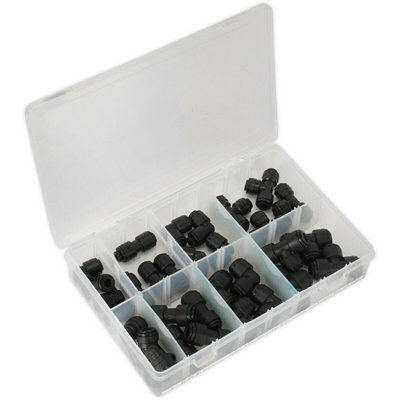 32 Pack - Various 6mm & 8mm Pneumatic Couplers - Straight Stem Elbow T ...