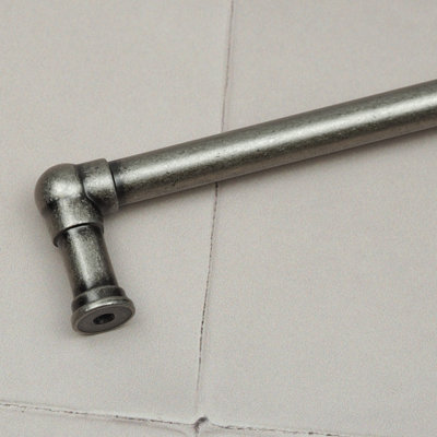 320mm Antique Pewter Cabinet Handle Kitchen Drawer Cupboard Industrial Pipe Pull