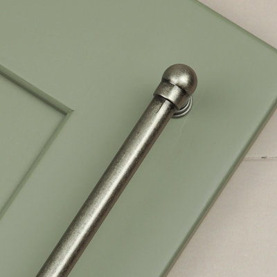 320mm Antique Pewter Cabinet Handle Kitchen Drawer Cupboard Industrial Pipe Pull