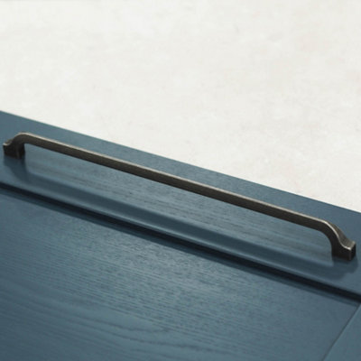 320mm Antique Pewter Traditional Iron Cabinet D-Handle