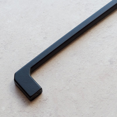 320mm Matt Black Cabinet Handle Slim Square Cupboard Drawer Door Pull