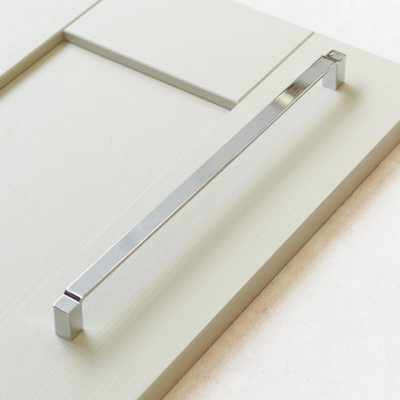 320mm Polished Chrome Cabinet Handle Silver Stepped Kitchen Cupboard Door Drawer Pull Bedroom Bathroom Furniture Price Comparisons | Compare The Build