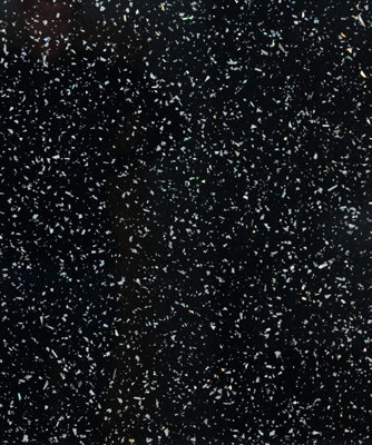 B&Q - Strass Noir Black Sparkle  Upstand 3000 X 95 X 12mm