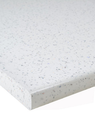 B&Q - White Sparkle  Worktop 3000 X 600 X 30mm