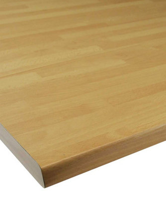 B&Q - Block Beech  Worktop 1000 X 600 X 30mm
