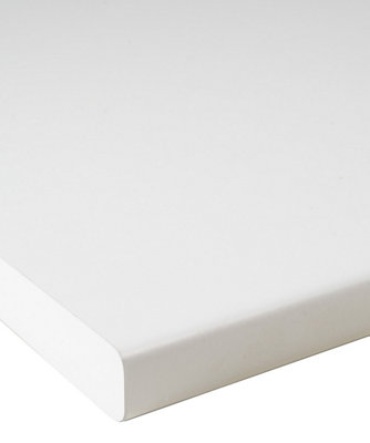 B&Q - Matt White  Worktop 2000 X 600 X 30mm