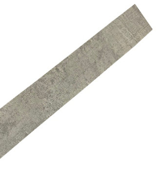 B&Q -  Woodstone Grey Worktop Edging Strip 1300 X 44mm