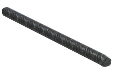 Varnished Hot-Rolled Steel Twisted Round Bar(L)2M (Dia)8mm from B&Q