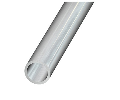 Aluminium Round Tube(L)1M (Dia)16mm (T)1mm from B&Q