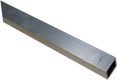 Naturel Aluminium Square Tube(L)1M (W)20mm (T)1.5mm from B&Q