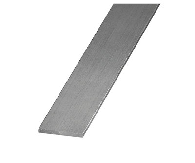 B&Q -  Galvanised Cold-Pressed Steel Flat Bar(L)1000mm (W)40mm (T)1.5mm
