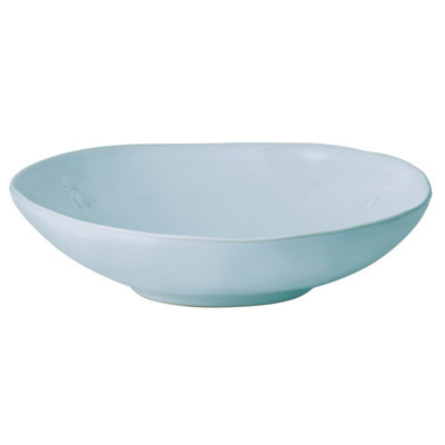 Bowl: 1 X 23Cm La Rochere Bee Light Blue BowlCeramic from B&Q