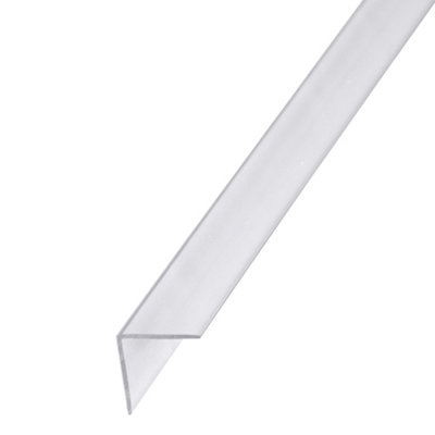 Clear Pvc Angle Trim38mm X 38mm Wall Corner Protector1 Metre Length90 Degree