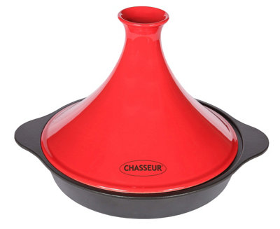 Chasseur 24Cm Tagine In Chilli Red Colour from B&Q