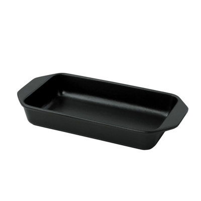 Chasseur Cast Iron Rectangular Dish39CmMatt Black from B&Q