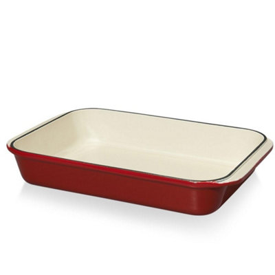 Chasseur 32Cm Rectangular Roasting DishChilli Red from B&Q