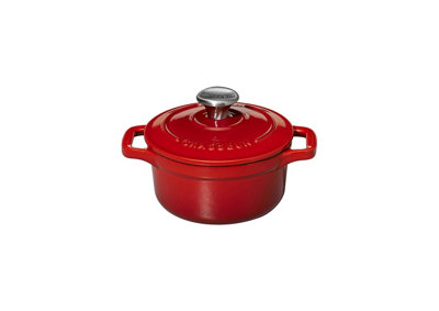 Chasseur 10Cm Round CasseroleChilli Red from B&Q