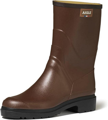 Aigle Bison 2 Wellington Boots Marron Eu 45