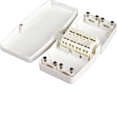 Hager Klik Maintenance-Free Junction Box 20 Amp4 Terminals (Lighting)J804 from B&Q