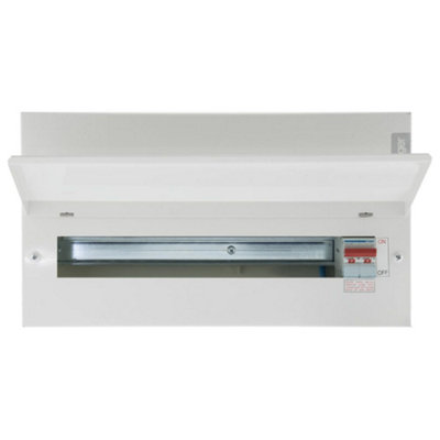 Generic Hager Vml120 Consumer Unit 20 Way 100A Mains Switch from B&Q
