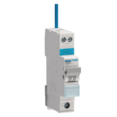 Hager Rcbo 1P 6Ka B-32A 30Ma Type A 1MAda332G