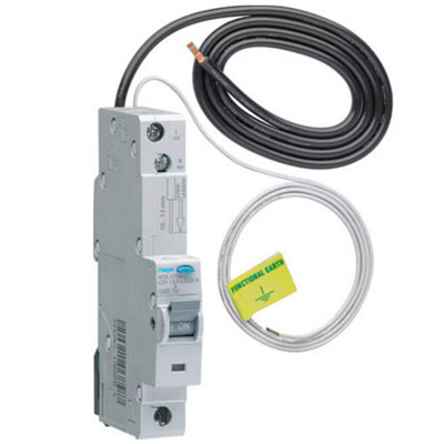 Hager Rcbo 1M 1P 10Ka C-25A 30Ma  AC Type1 from B&Q
