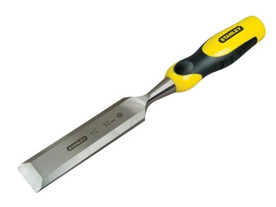 Stanley 0-16-881 Dynagrip Bevel Edge Chisel With Strike Cap 32mm 11/4In from B&Q