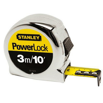 Stanley Sta033523 3M Powerlock Tape Measure 10" Micro Power Lock 0-33-523 from B&Q