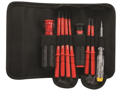 Stanley 10 Piece VDE Insulated Interchangeable Screwdriver Set - Image 12