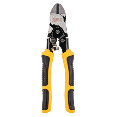 Dewalt 190mm Yellow Diagonal/side Cutter from B&Q