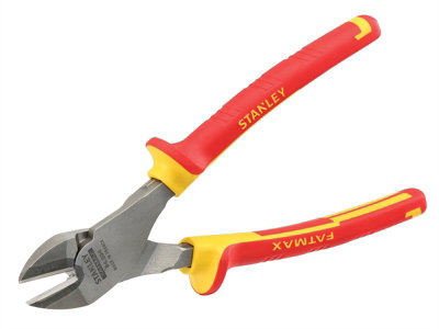 Stanley 0-84-004 Fatmax Heavy-Duty Diagonal Cutting Pliers Vde 200mm Sta084004 from B&Q