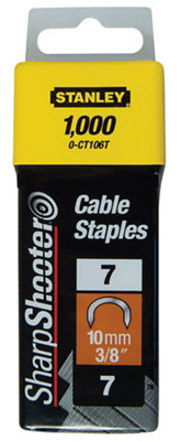 Stanley Medium Duty Staples (H)10mmPack Of 1000 from B&Q