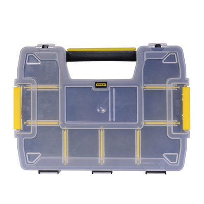B&Q -  Sortmaster Black & Yellow Organiser With 10 Compartments