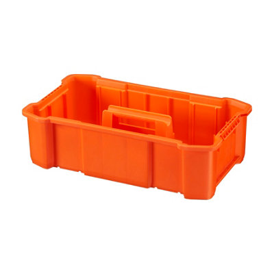 Orange 19In Tote Tray Caddy from B&Q