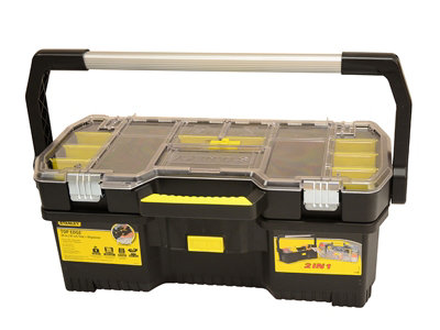 Stanley 24" Inch Large Robust Toolbox Tote Tray Organiser Sta197514 from B&Q