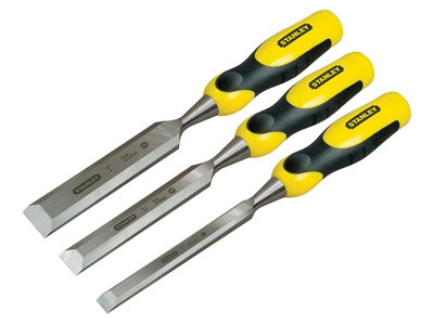 Stanley® Hand Tools Stanley Dynagrip Bevel Edge Chisel Set, 3 Piece 2-16-883 - Image 8