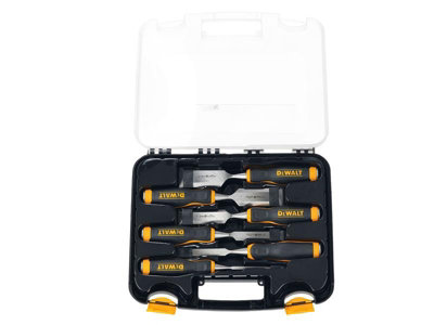 DeWalt Wood Chisel Set, 6 Piece, Contains one of each size: 6, 13, 19, 25, 32... - Image 6