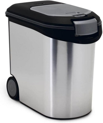 Keter Curver Pet Dry Food Silver Container 35L/12Kg 214476 from B&Q