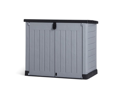 Keter Store It Out Pro Outdoor Garden Furniture Storage Shed Grey Fade Free All Weather Resistant Safe And Secure Zero from B&Q